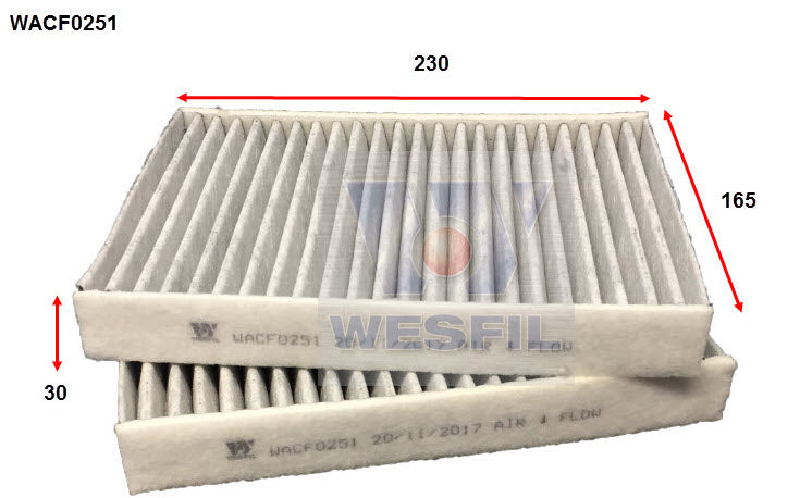 Wesfil Cabin / Pollen Filter - WACF0251 (RCA440M)