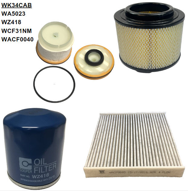 Wesfil Filter Service Kit - WK34CAB (RSK2C)