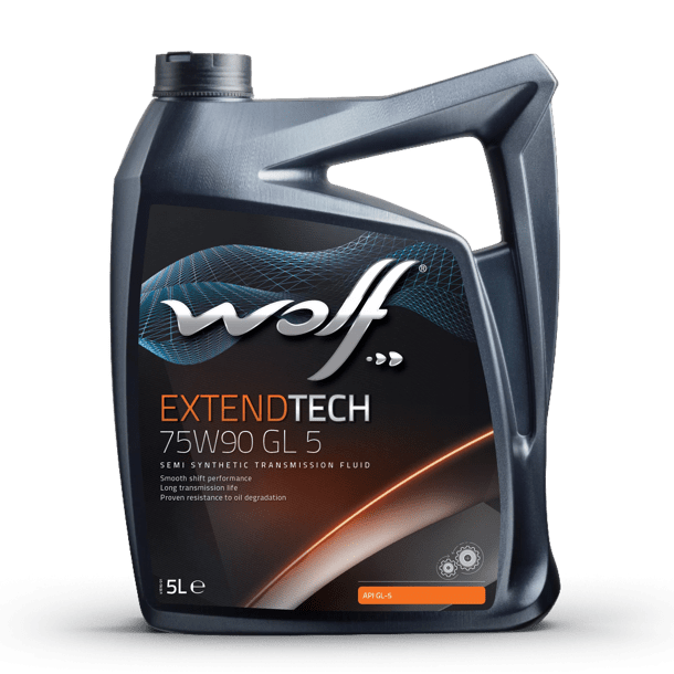 Wolf Extendtech 75W90 GL 5 Gear Oil - 5 Litre