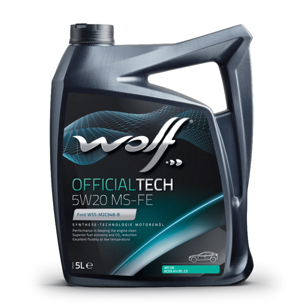 Wolf Officialtech 5W20 MS-FE Engine Oil - 5 Litre