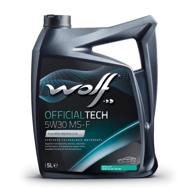 Wolf Officialtech 5W30 MS-F Engine Oil - 5 Litre