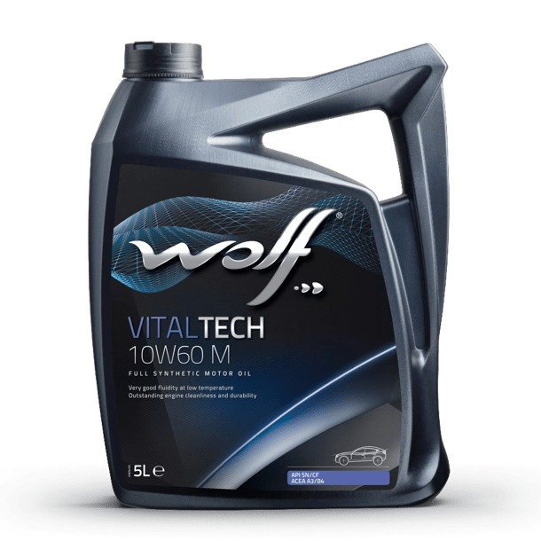 Wolf Vitaltech 10W60 M Engine Oil - 5 Litre