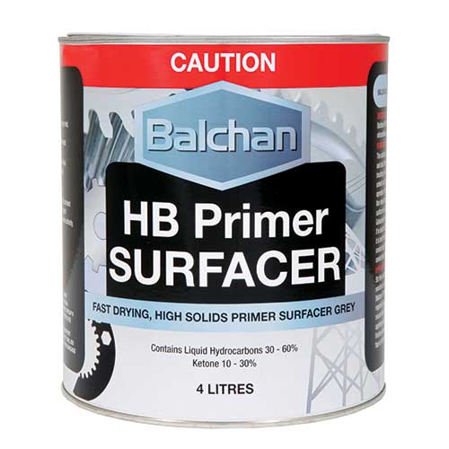 Balchan HB Primer Surfacer - 4 Litre
