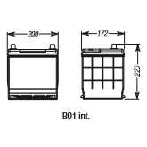 Fiamm Diamond Battery - D2050-D2050-Fiamm-A1 Autoparts Niddrie