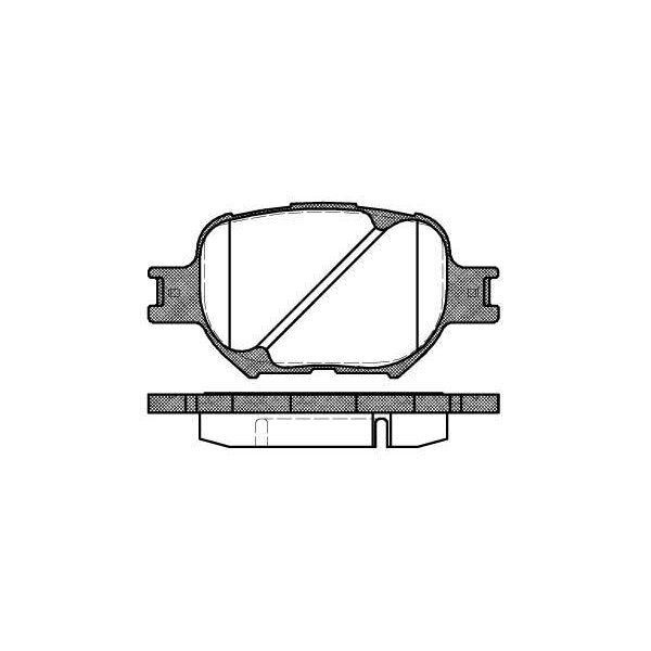 Remsa Disc Brake Pad Set - 074200UC