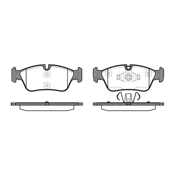 Remsa Disc Brake Pad Set - 038460