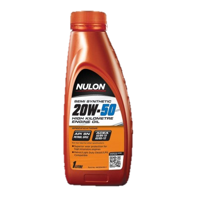 Nulon Semi Synthetic High Kilometre 20W50 Engine Oil - 1 Ltr-HK20W50-1-Nulon-A1 Autoparts Niddrie