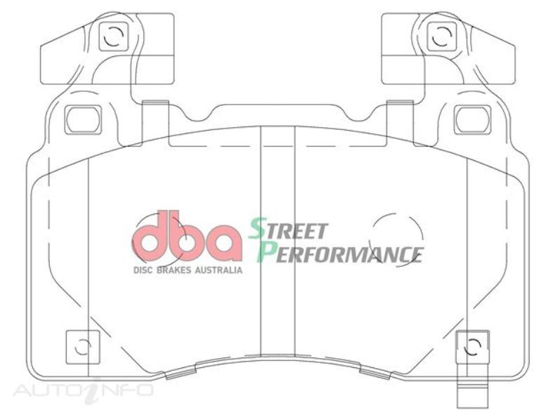 DBA Street Perfomance Disc Brake Pad Set - DB2358ASP