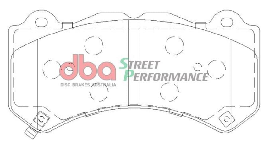 DBA Street Perfomance Disc Brake Pad Set - DB2375SP