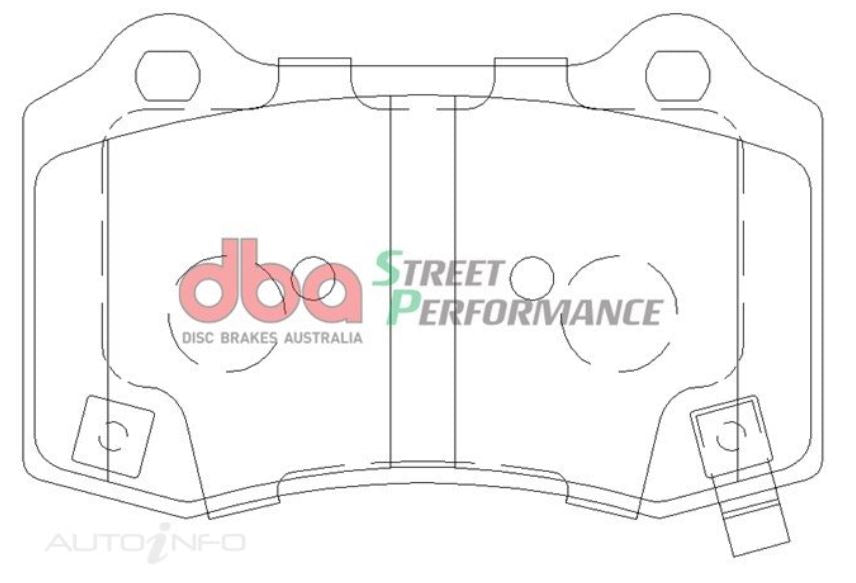 DBA Street Perfomance Disc Brake Pad Set - DB2260SP