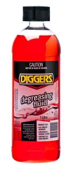 Diggers Solvent Based Degreasing Fluid - 1 Litre