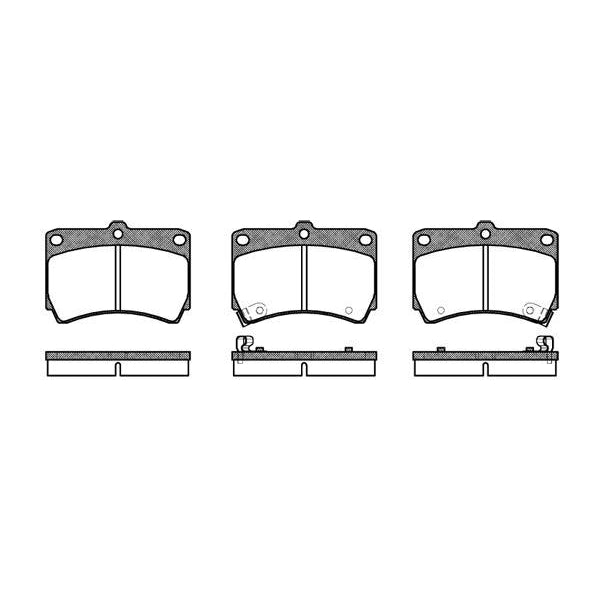 Remsa Disc Brake Pad Set - 021212UC