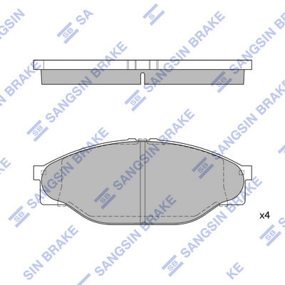 Hi-Q Brake Pads Set  - SDB1205-HD