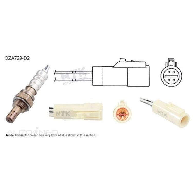 NTK Oxygen Sensor - OZA23-D2 / OZA729-D2-OZA23-D2-NTK-A1 Autoparts Niddrie