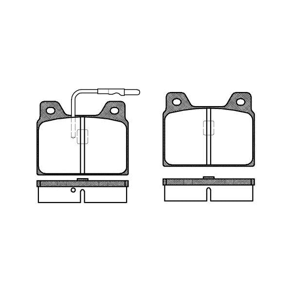 Remsa Disc Brake Pad Set - 006802