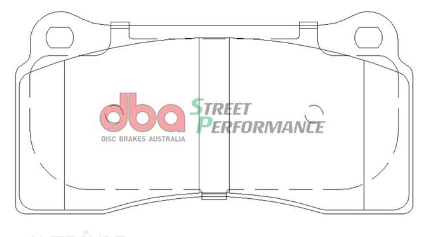 DBA Street Perfomance Disc Brake Pad Set - DB1935SP