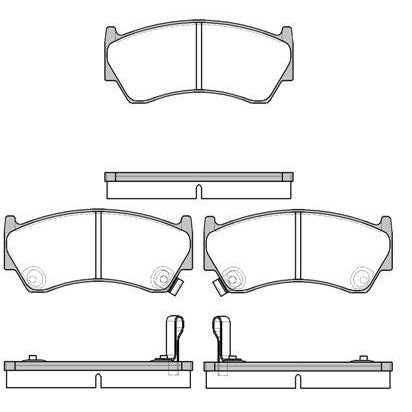 Remsa Disc Brake Pad Set - 059242UC