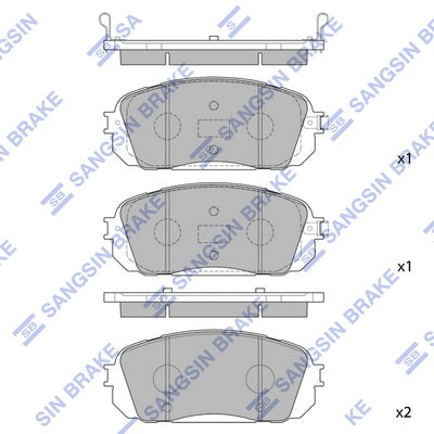 Hi-Q Brake Pads Set - SP1191