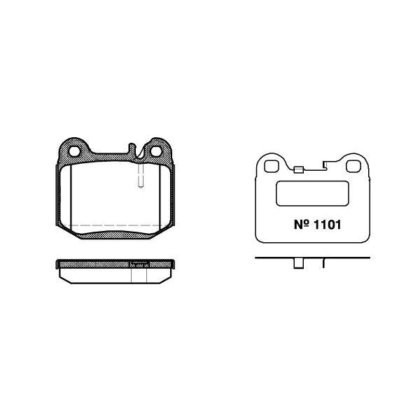 Remsa Disc Brake Pad Set - 001440