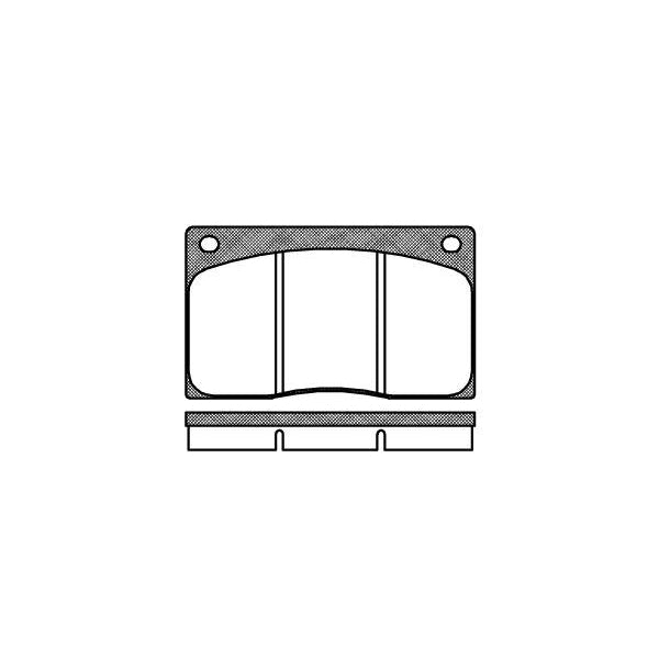 Remsa Disc Brake Pad Set - 004400
