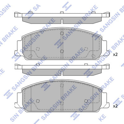 Hi-Q Brake Pads Set  - SDB1765-HD