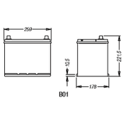 Fiamm Titanium Battery - D2675-D2675-Fiamm-A1 Autoparts Niddrie
