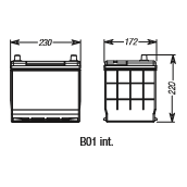 Fiamm Titanium Battery - D23X60-D23X60-Fiamm-A1 Autoparts Niddrie