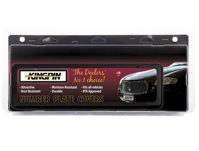 Kingpin Slimline 5 Digit Number Plate Covers - KP065