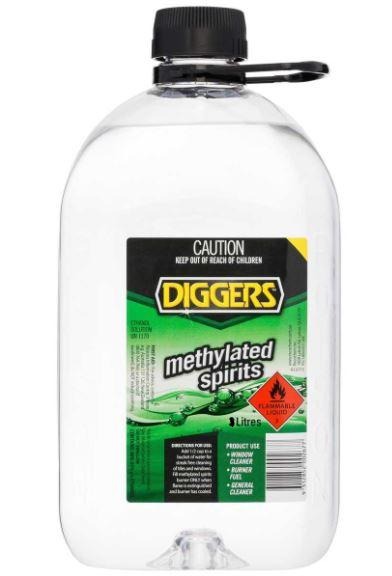 Diggers Methylated Spirits - 4 Litre