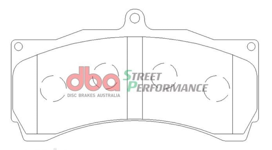 DBA Street Perfomance Disc Brake Pad Set - DB1933SP