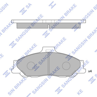 Hi-Q Brake Pads Set  - SDB1366-HD
