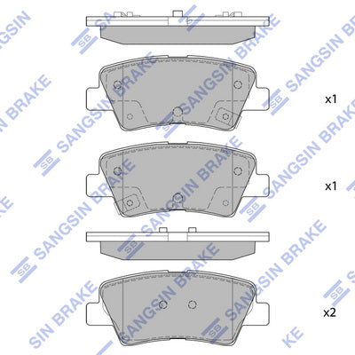Hi-Q Brake Pads Set - SP1407