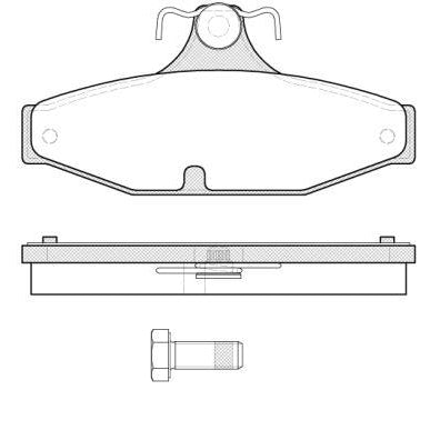 Remsa Disc Brake Pad Set - 033510UC