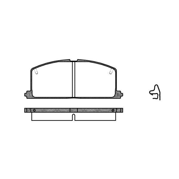 Remsa Disc Brake Pad Set - 016704UC
