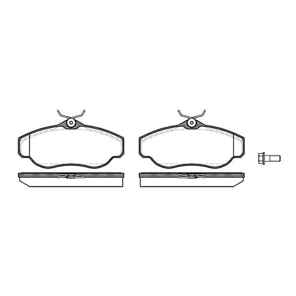 Remsa Disc Brake Pad Set - 057600