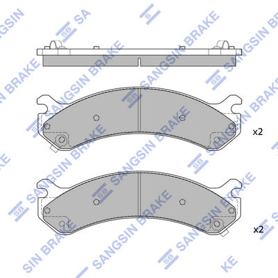 Hi-Q Brake Pads Set - SP1309 / SDB2098