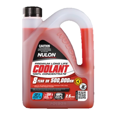 Nulon Red Long Life Concentrated Coolant - 2.5Ltr - RLL2.5-RLL2.5-Nulon-A1 Autoparts Niddrie