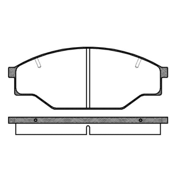 Remsa Disc Brake Pad Set - 019710UC