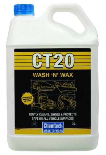 Chemtech CT20 Wash N Wax - 5 Litre