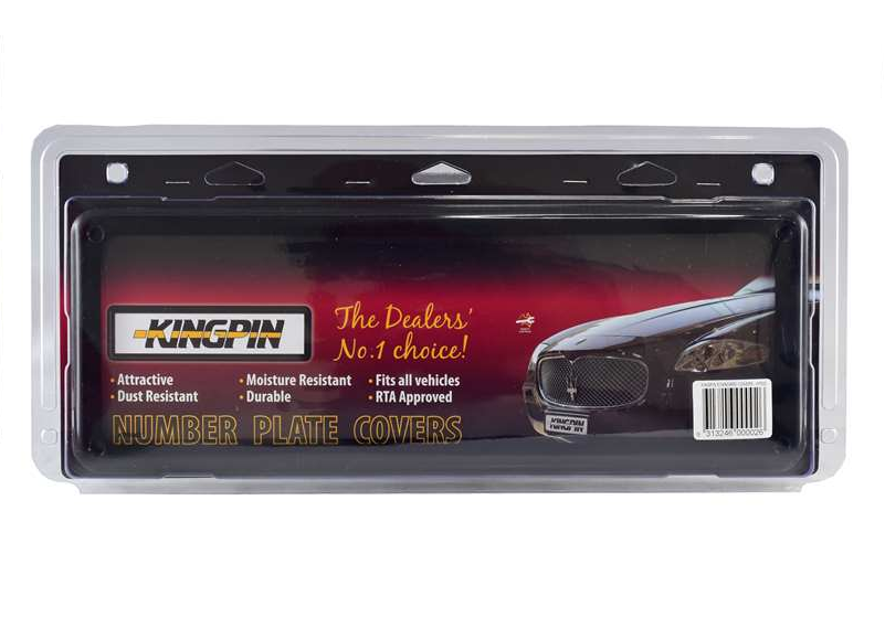 Kingpin Standard Size Number Plate Covers - KP002