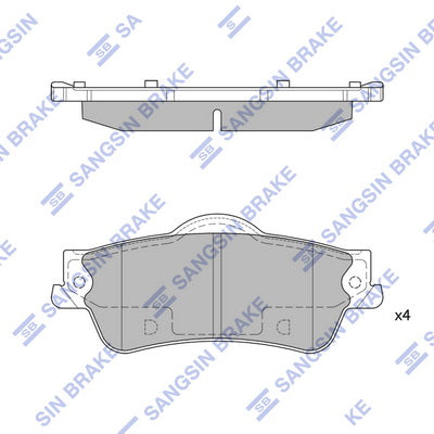Hi-Q Brake Pads Set  - SDB1766-HD