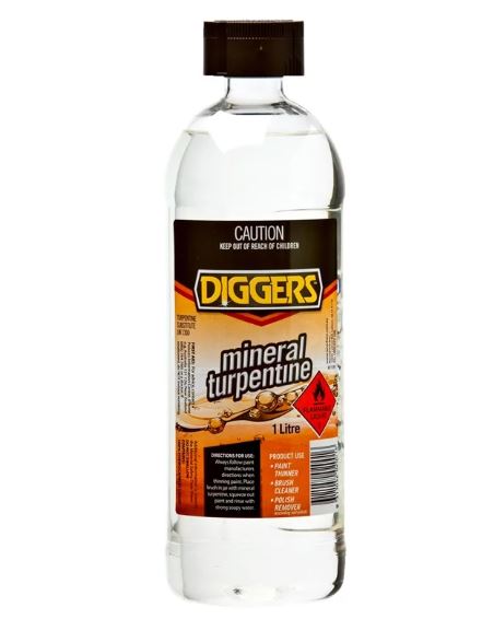 Diggers Mineral Turpentine - 1 Litre