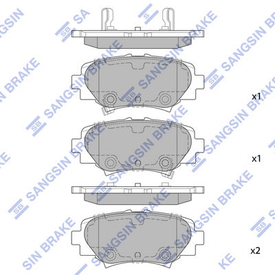 Hi-Q Brake Pads Set - SP1730 / SDB2331