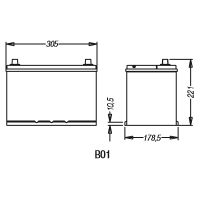 Fiamm Diamond Battery - D3195-D3195-Fiamm-A1 Autoparts Niddrie