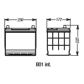 Fiamm Diamond Battery - D2360-D2360-Fiamm-A1 Autoparts Niddrie