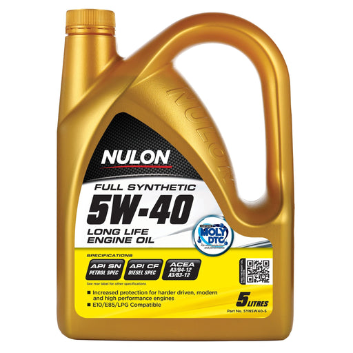 Nulon Full Synthetic 5W40 Long Life Engine Oil - 5Ltr - A1 Autoparts Niddrie
