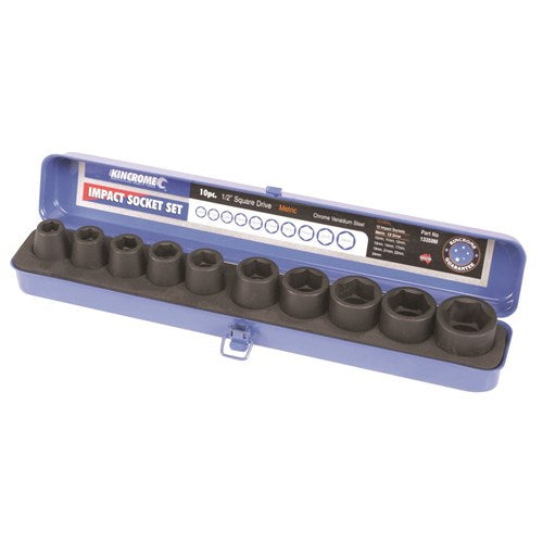 Air Impact Socket Set 10 Piece 1/2" Drive (Imperial) - A1 Autoparts Niddrie