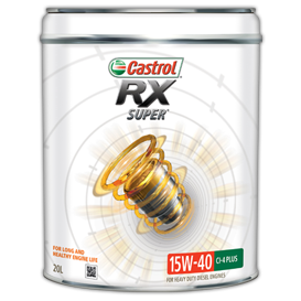 Castrol Rx Castrol RX Super 15W40 Engine Oil - 20 Litre — A1 Autoparts Niddrie