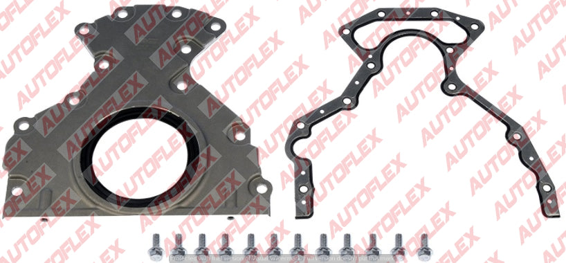 Rear Main Seal, Plate, Gasket & Bolt Set - Chevrolet / Holden L76, L77, L98, LS1, LS2, LS3