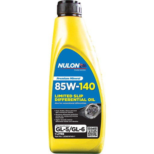 Nulon 85W140 Limited Slip Differential Oil - 1Ltr - A1 Autoparts Niddrie
